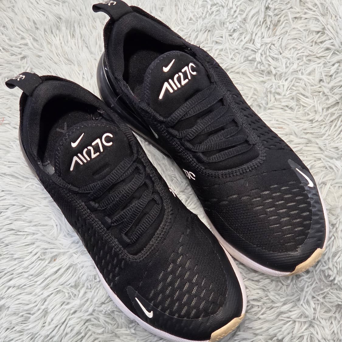 3a-22:나이키 에어맥스 270 블랙 (230mm) 상품이미지5