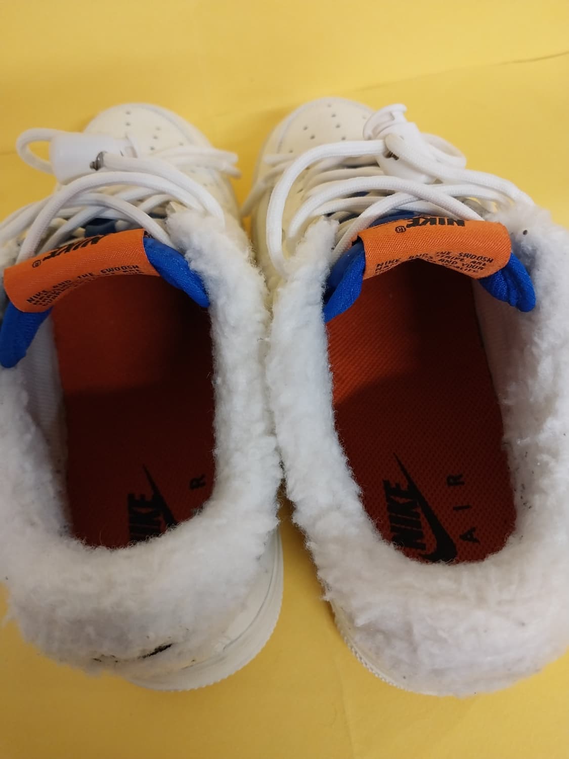 여성 나이키 에어포스1 07 로우 셰프라 플러스 화이트 운동화 (230) 상품이미지6