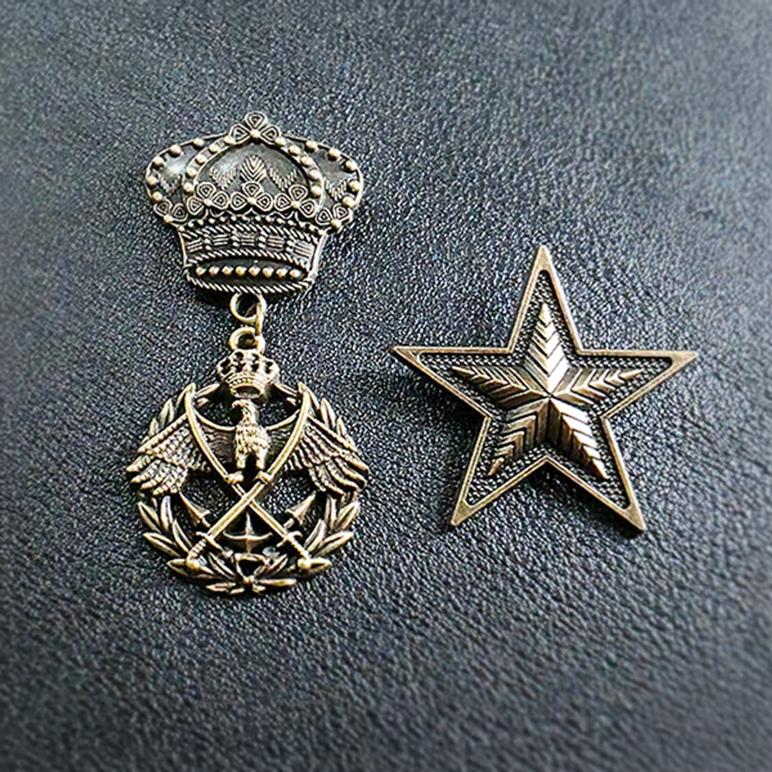 Eagor 브로치 남자 여자 엔틱 빈티지 왕관 독수리 상품이미지1