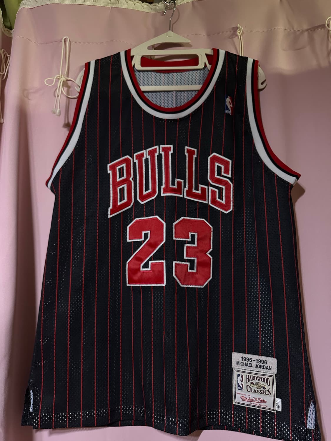 M 미첼앤네스 NBA 시카고불스 마이클 조던 유니폼 나시 농구복 상품이미지1