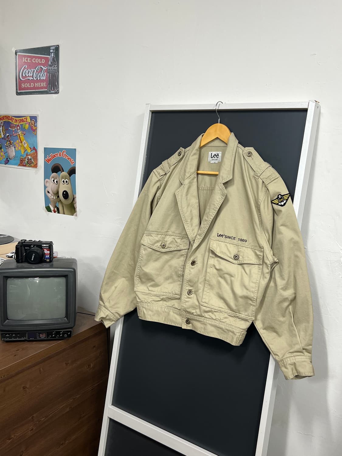 Lee 리 쌍방울 90s 빈티지 A-2 코튼 자켓 상품이미지1
