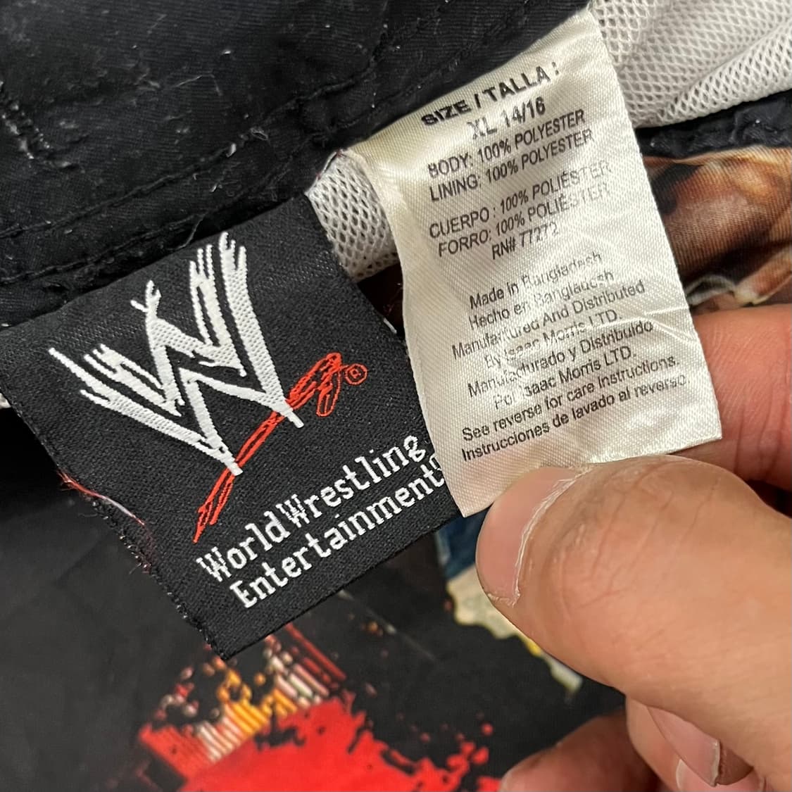 WWE 레슬링 프린팅 스윔 팬츠 (~34“) 상품이미지6