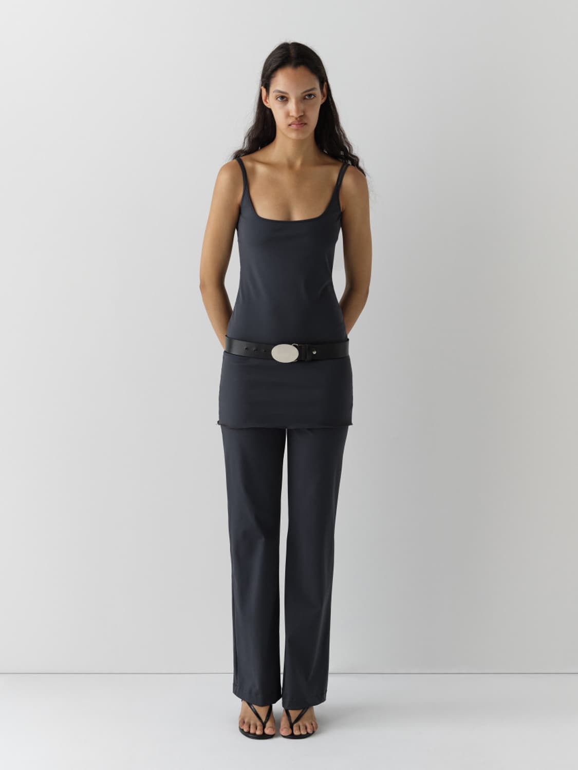 [S/M,M/L]기마구아스 Buckle 벨트/블랙 상품이미지5