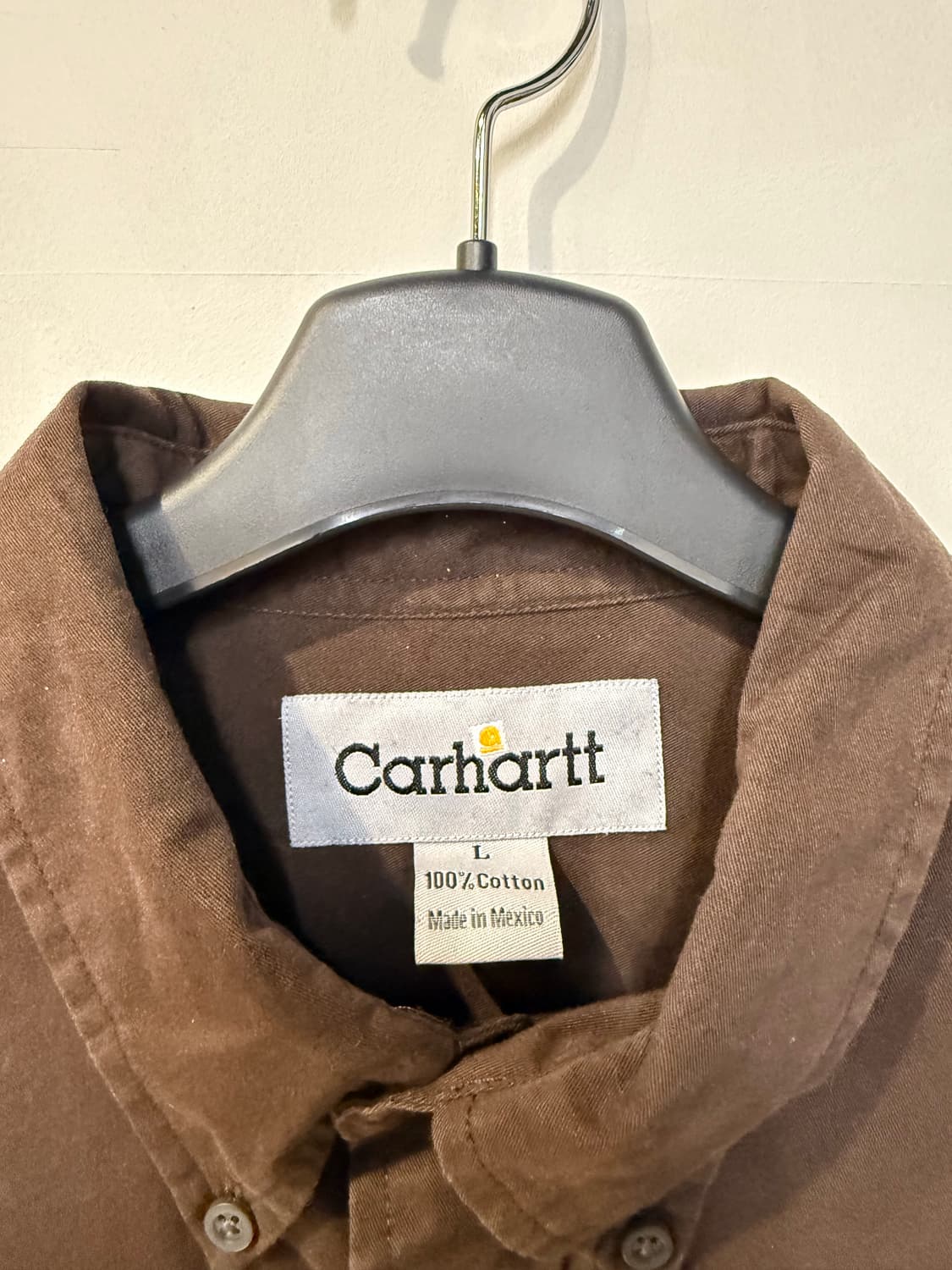 칼하트 브라운 긴팔셔츠 상품이미지3