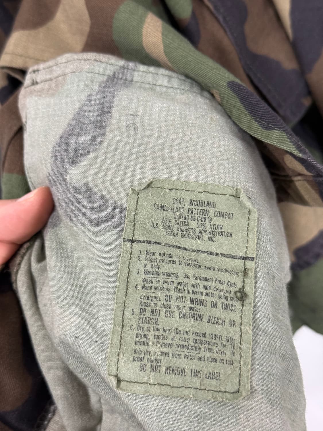 US Army Military BDU Camo Jacket 상품이미지8