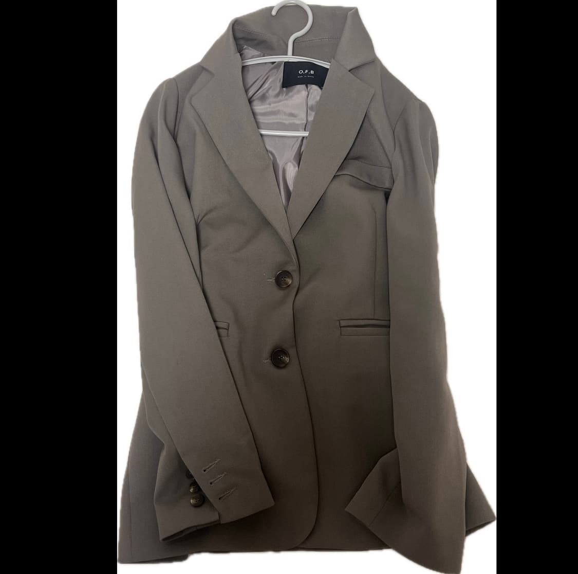 빈티지 베이직 자켓 모카색 상품이미지2