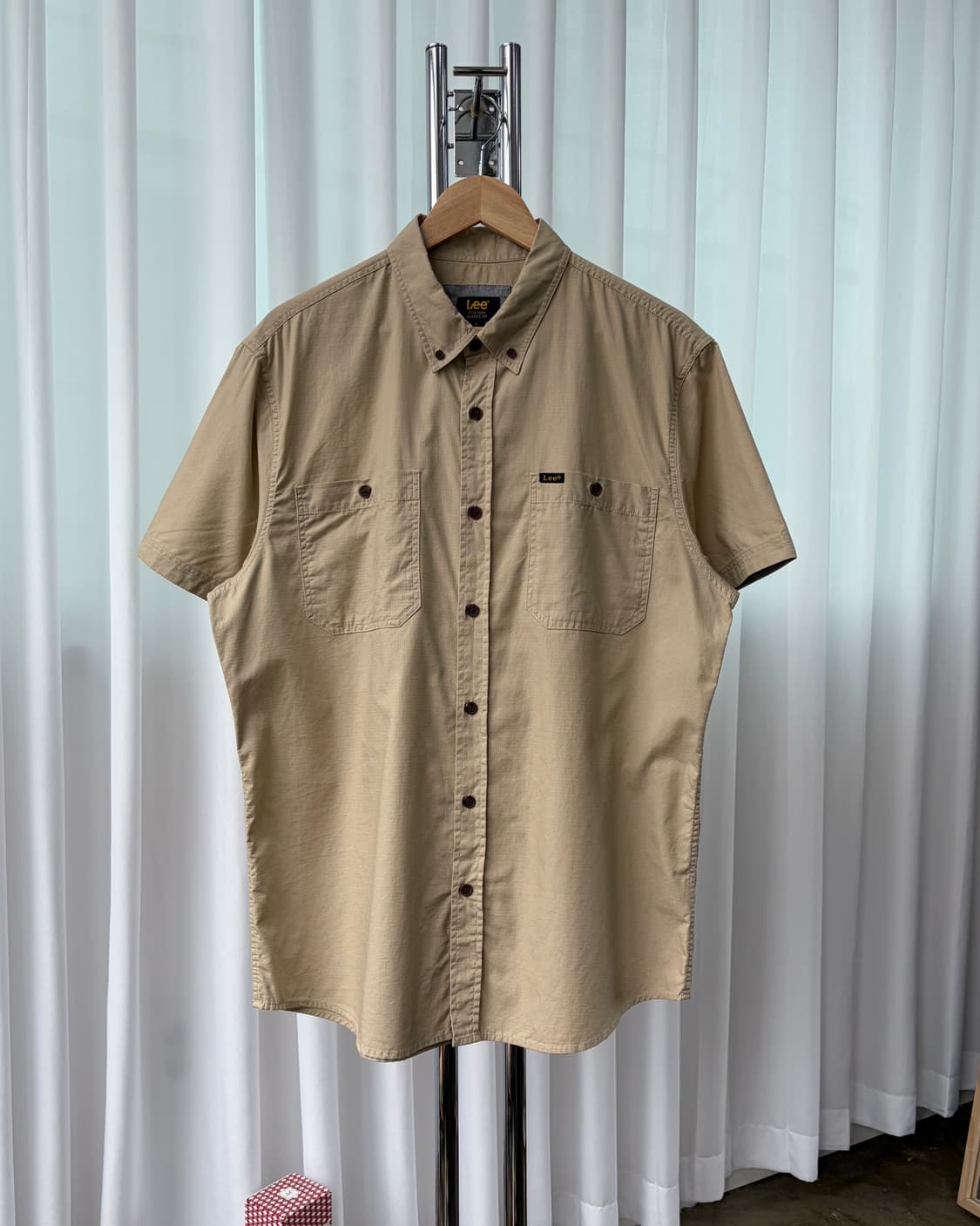 [L]Lee 리 유틸리티 립스탑 워크 셔츠 상품이미지2