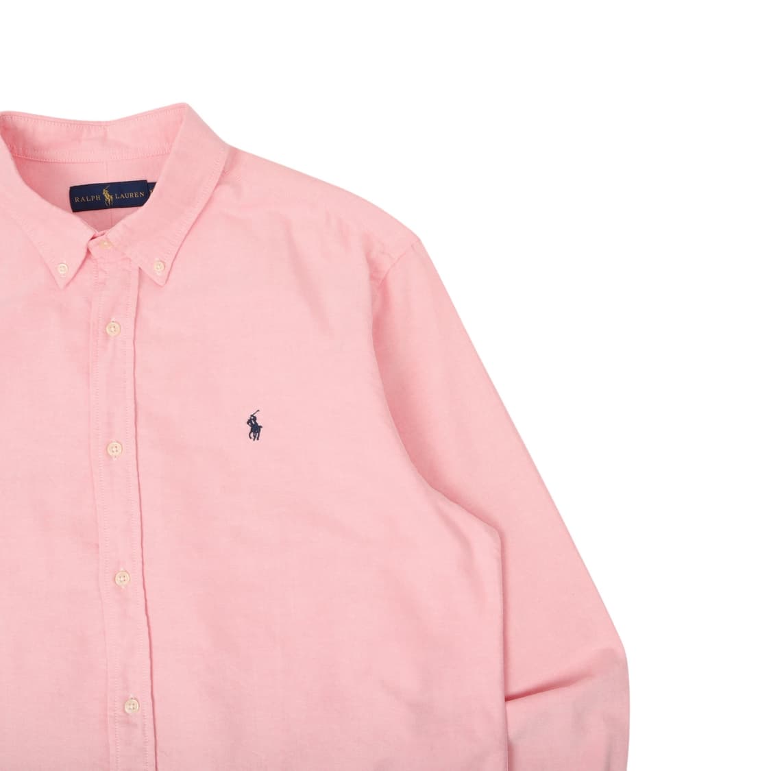 폴로 랄프로렌 옥스포드 핑크 코튼 셔츠 상품이미지3