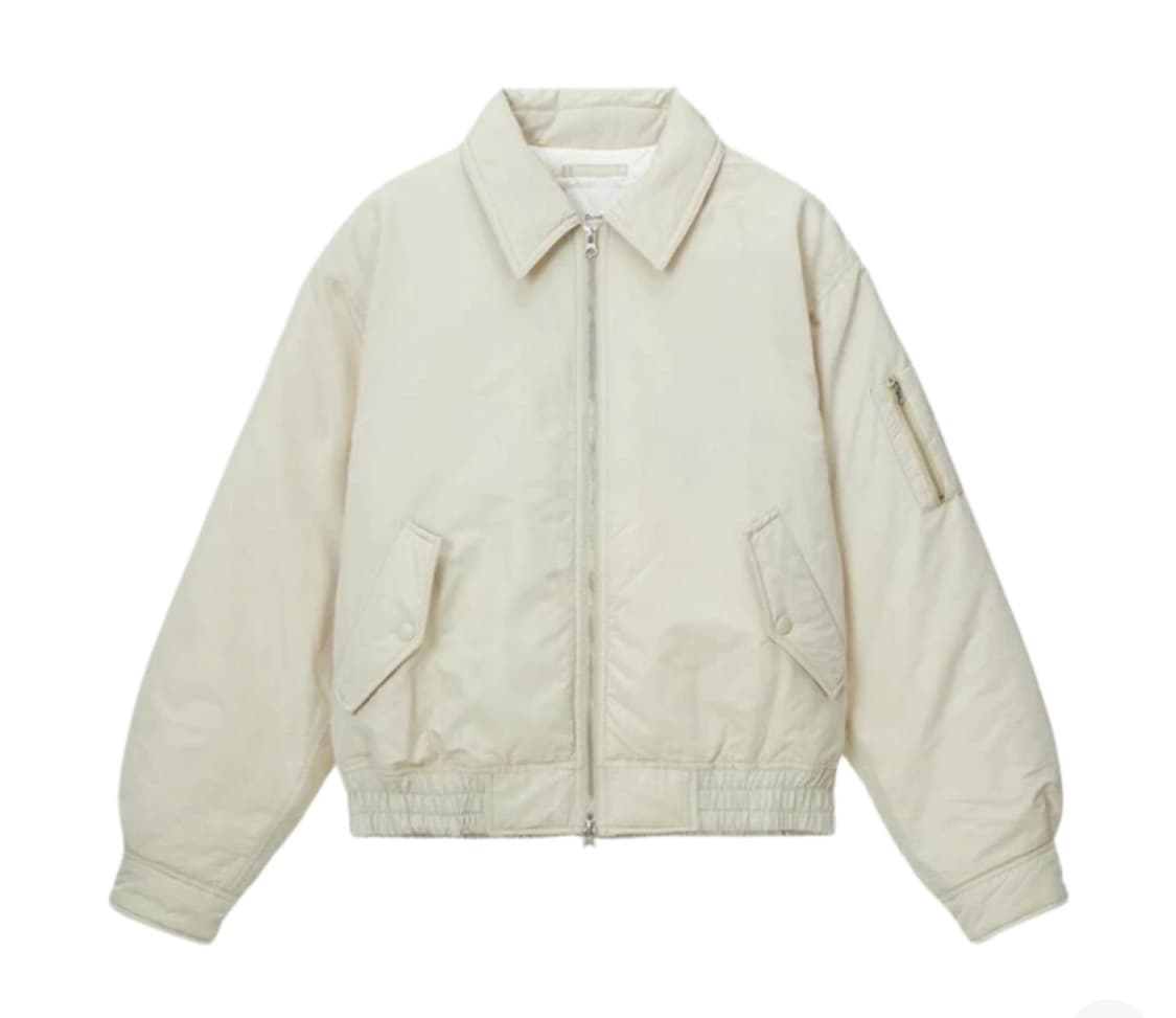 던스트 클래식 봄버 자켓 에크루 상품이미지3