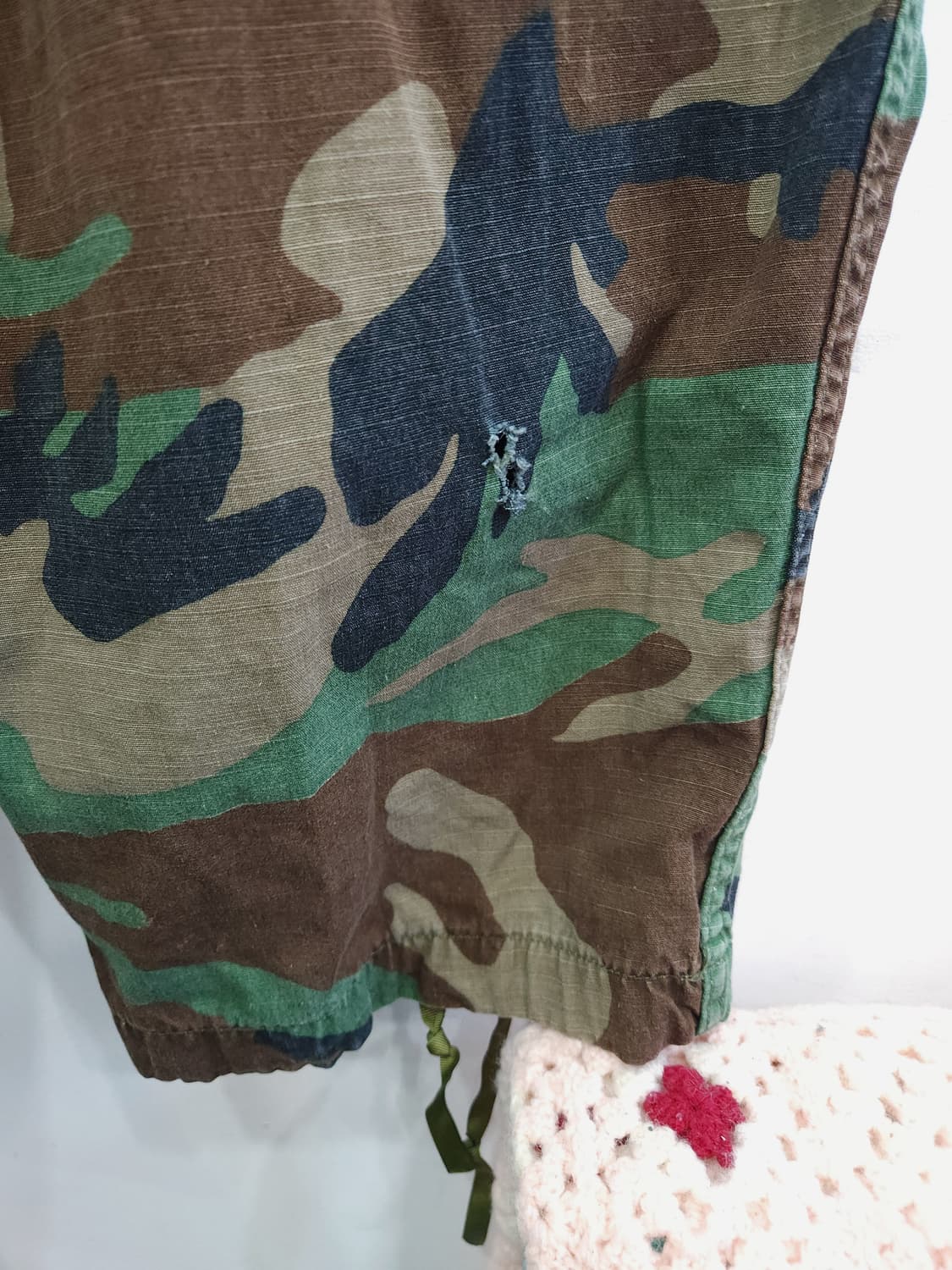 오리지널 미군 우드랜드 BDU 립스탑 카고팬츠

 상품이미지5