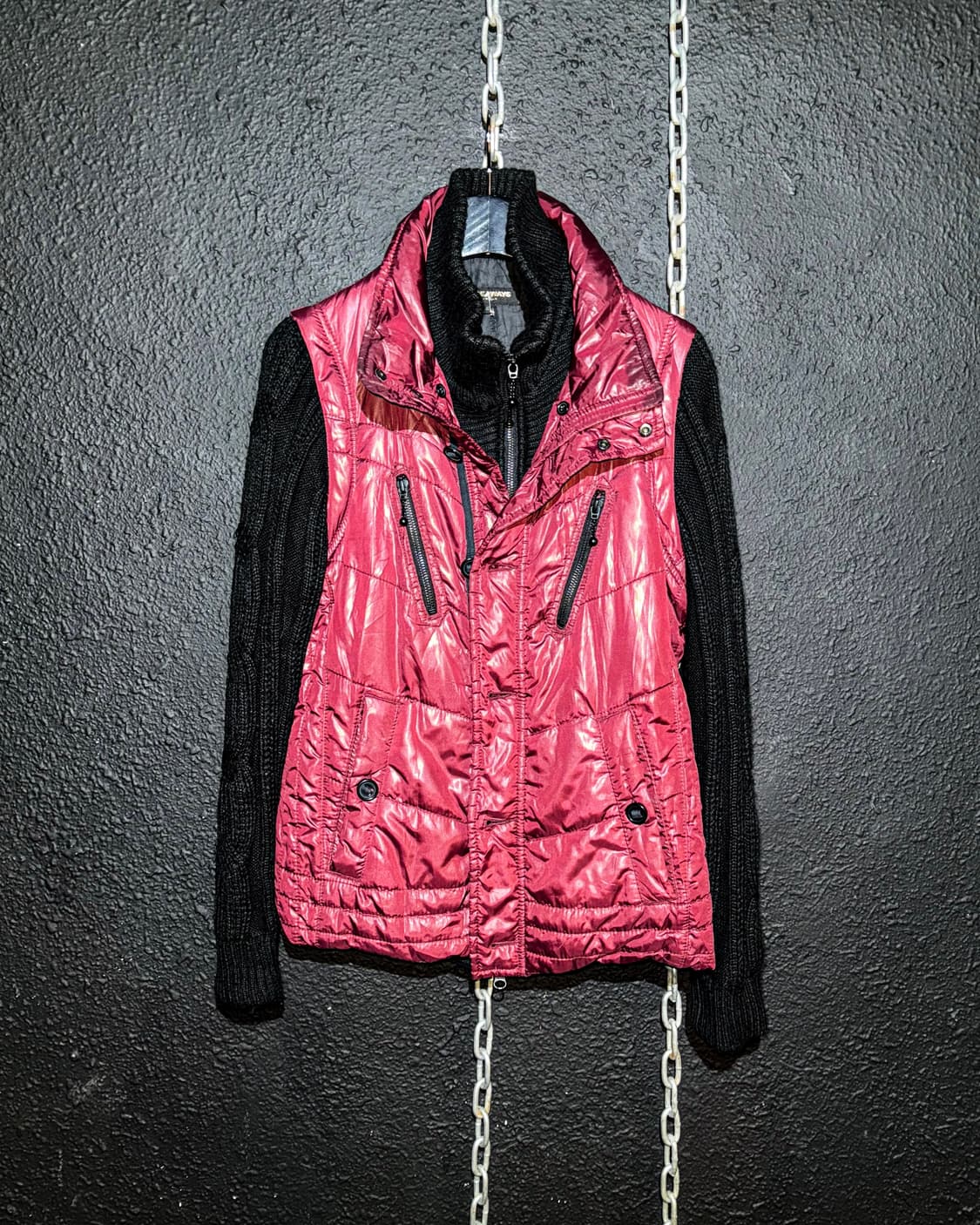 HIDEAWAYS NICOLE – Burgundy Quilted Knit 상품이미지3