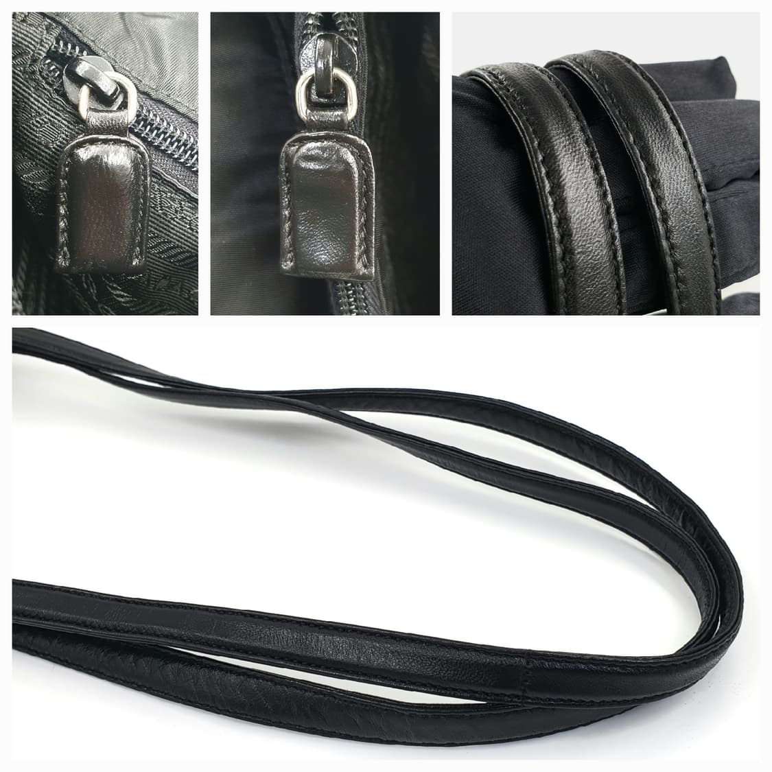 프라다 리나일론 블랙 미니 숄더백 B6506 상품이미지7