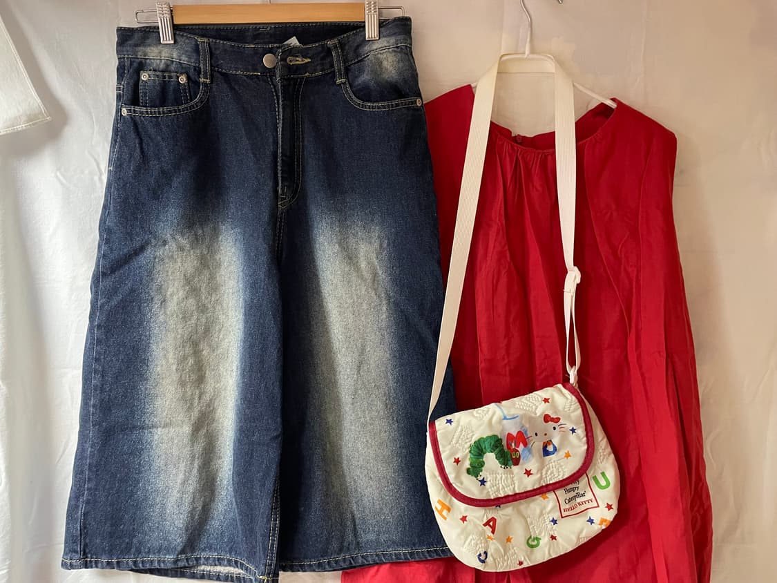 키티 레드 코디세트 상품이미지1