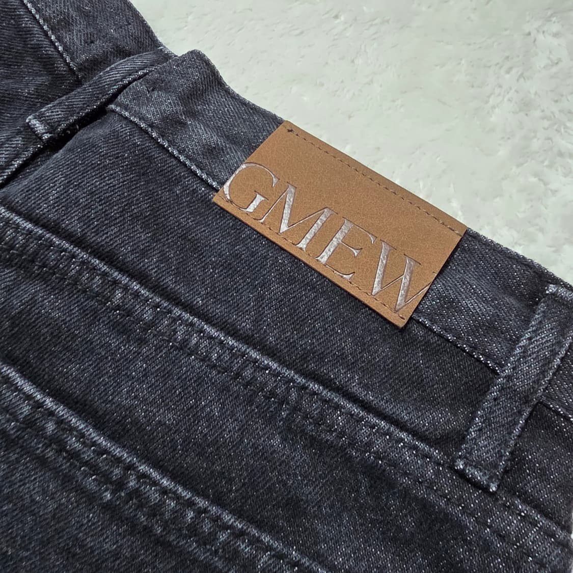 (M)여성 GMEW  하이웨스트 와이드 데님 팬츠  상품이미지4