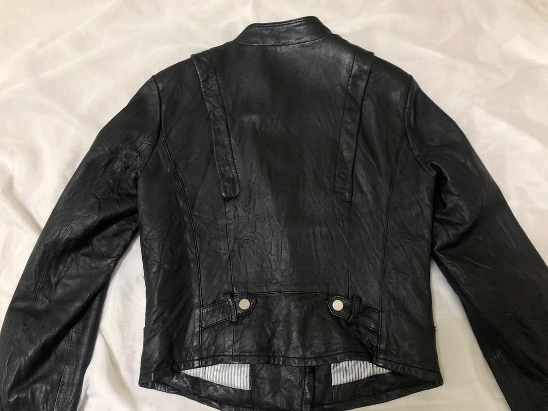 톰보이 빈티지 포켓 양가죽 가죽자켓 라이더자켓 상품이미지3