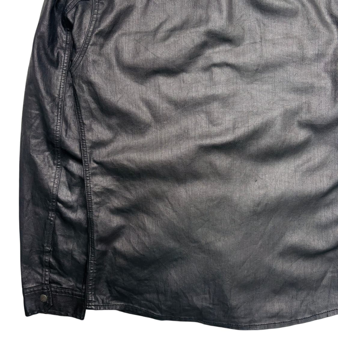 버커루 y2k 빈티지 블랙 레더 셔츠 자켓 L 상품이미지6