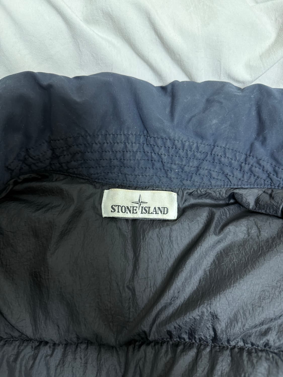 S(95) 스톤아일랜드 가먼트다이 크링클랩스 다크네이비 상품이미지6