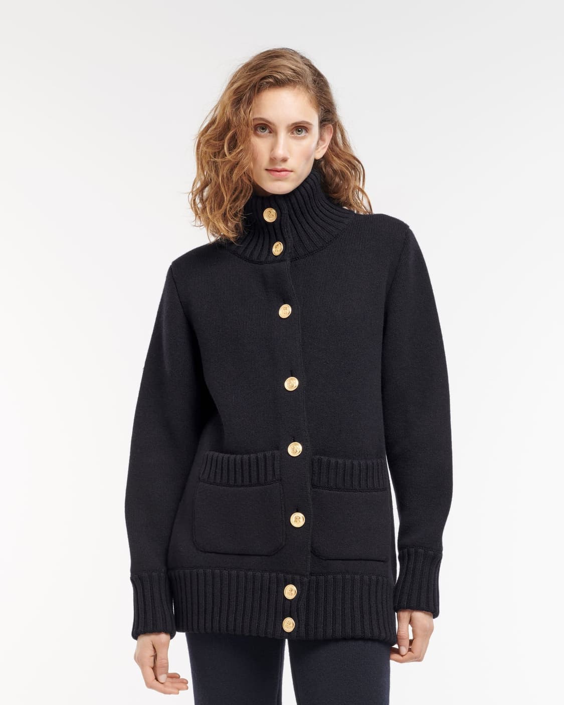 (정품)샤넬 배리 BARRIE 딥네이비 방한자켓 상품이미지1