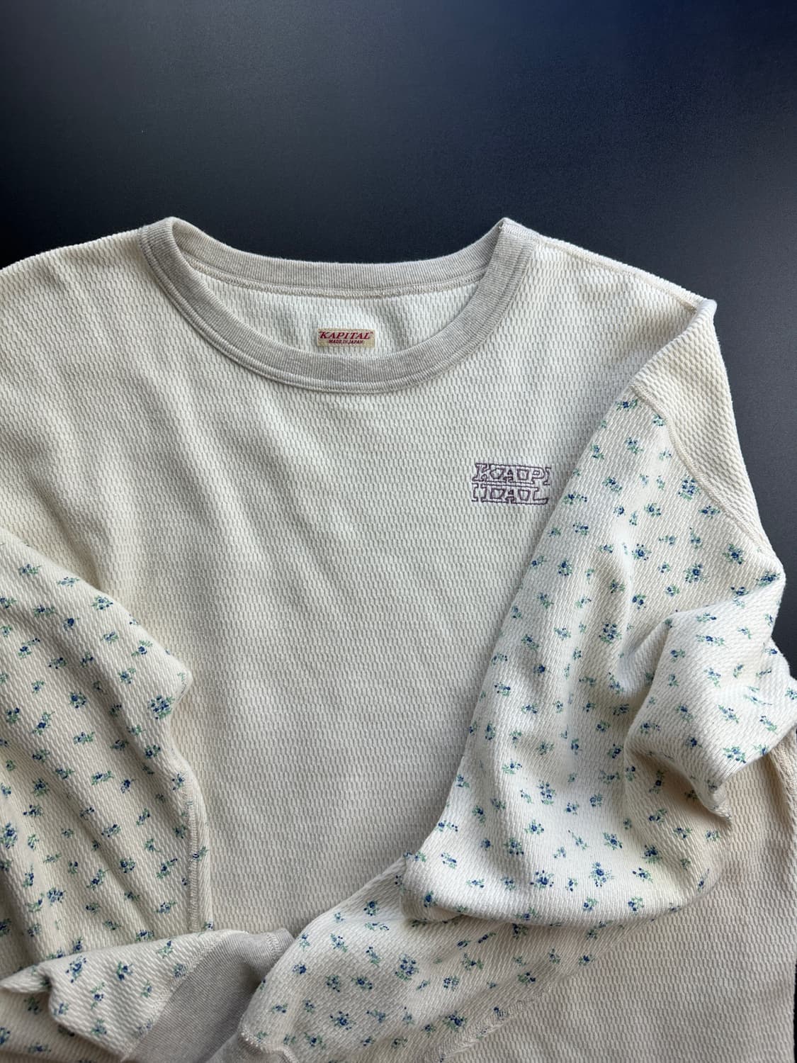 Kapital waffle jersey small flower 상품이미지4