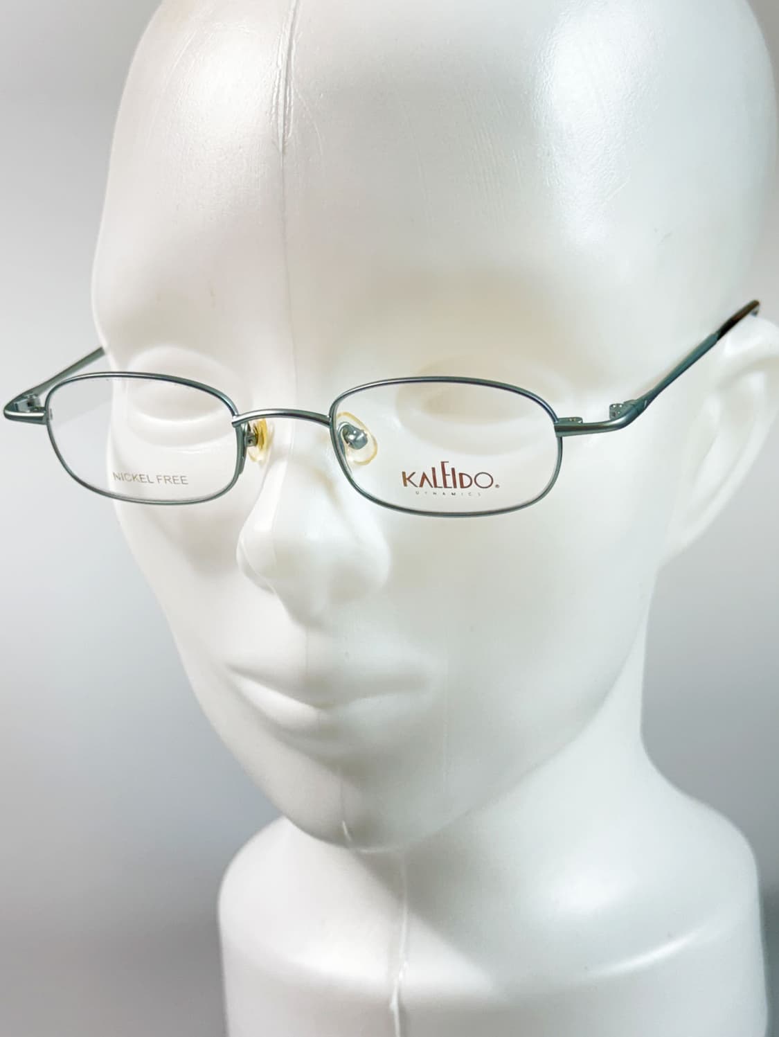 90s KALEIDO 슬림 오벌 메탈 프레임 빈티지 안경 상품이미지8
