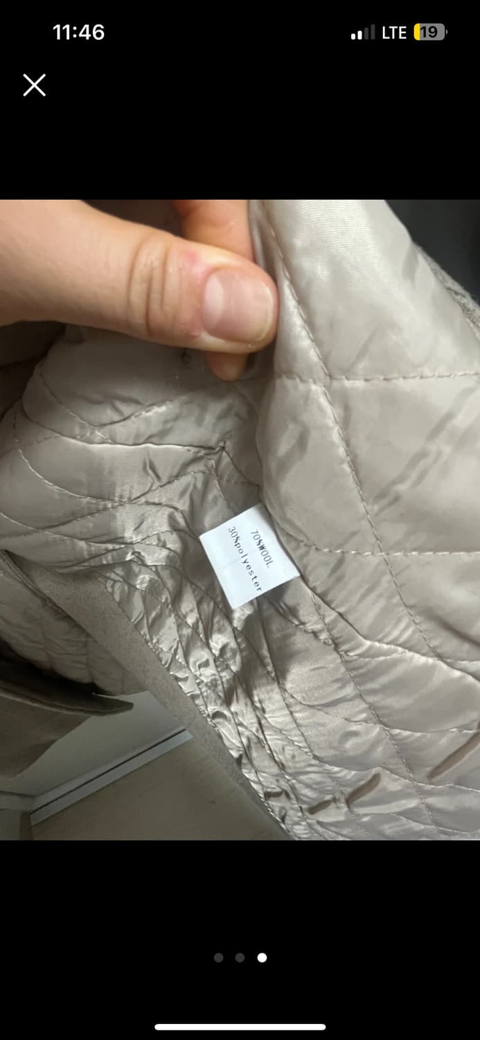 Ame Studio 베이지 롱 코트 상품이미지3