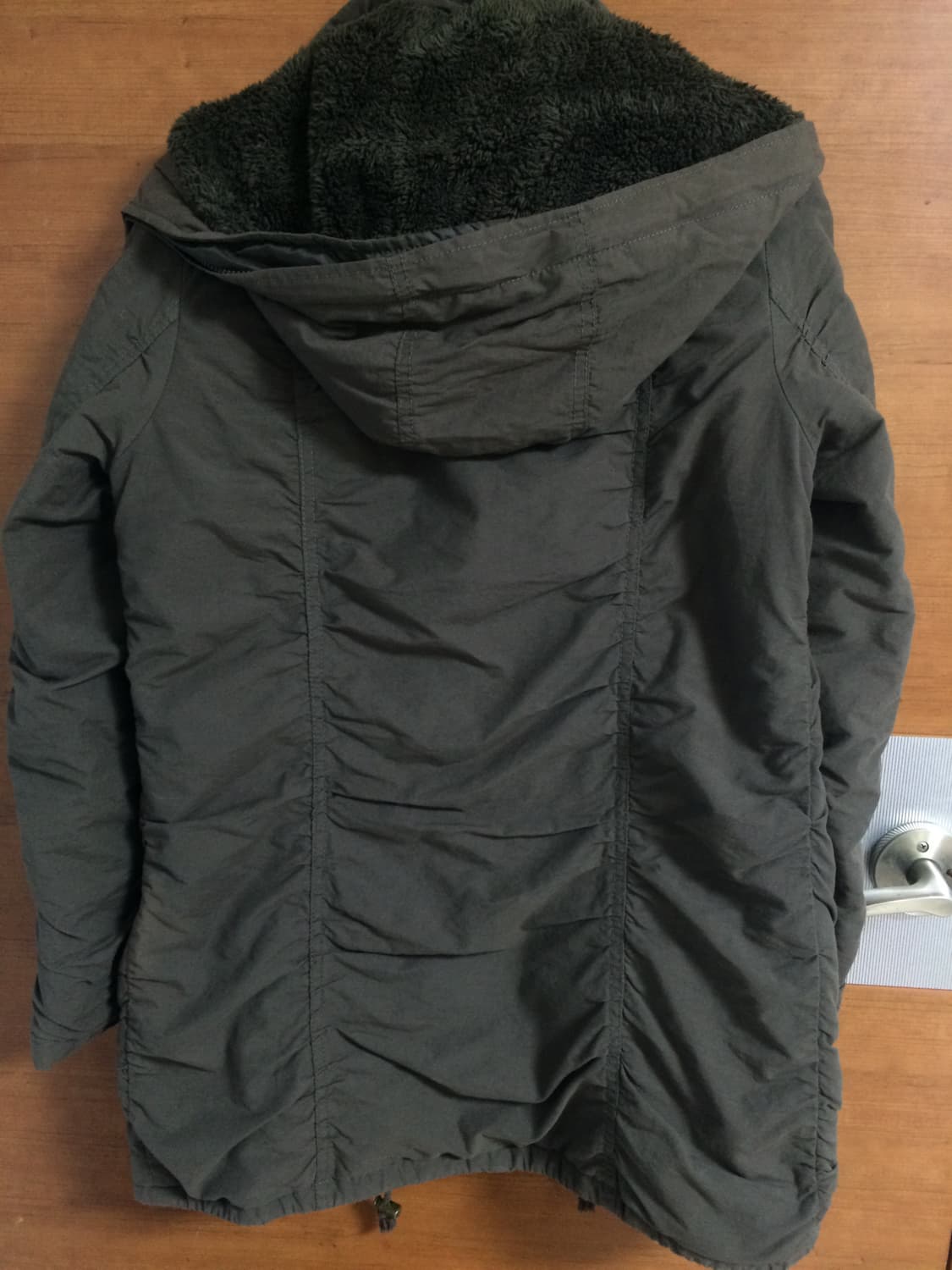 디테일 셔링 빈티지 카키 야상 자켓 상품이미지7