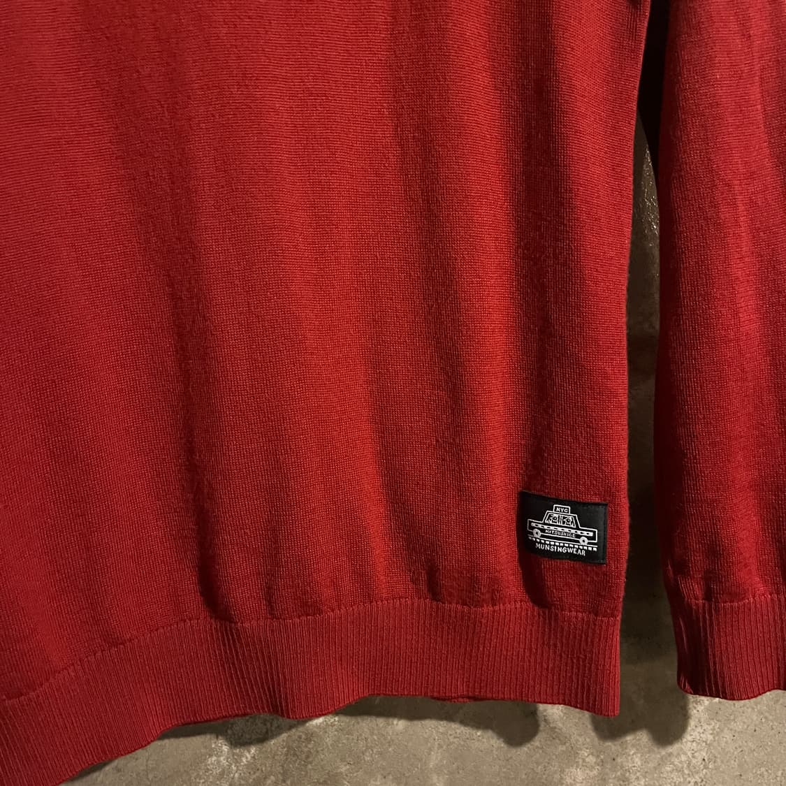 먼싱웨어 라운드 니트 상품이미지3