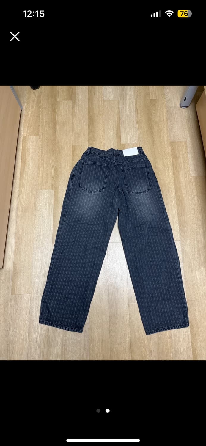 스트라이프 워싱 데님 팬츠 상품이미지2