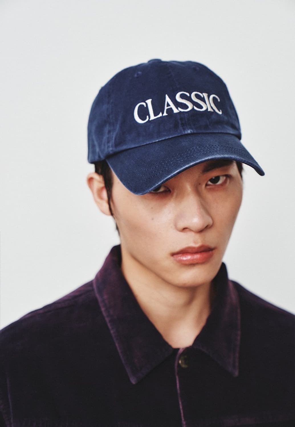 'Classic' Vintage Cap_Navy/White 상품이미지3