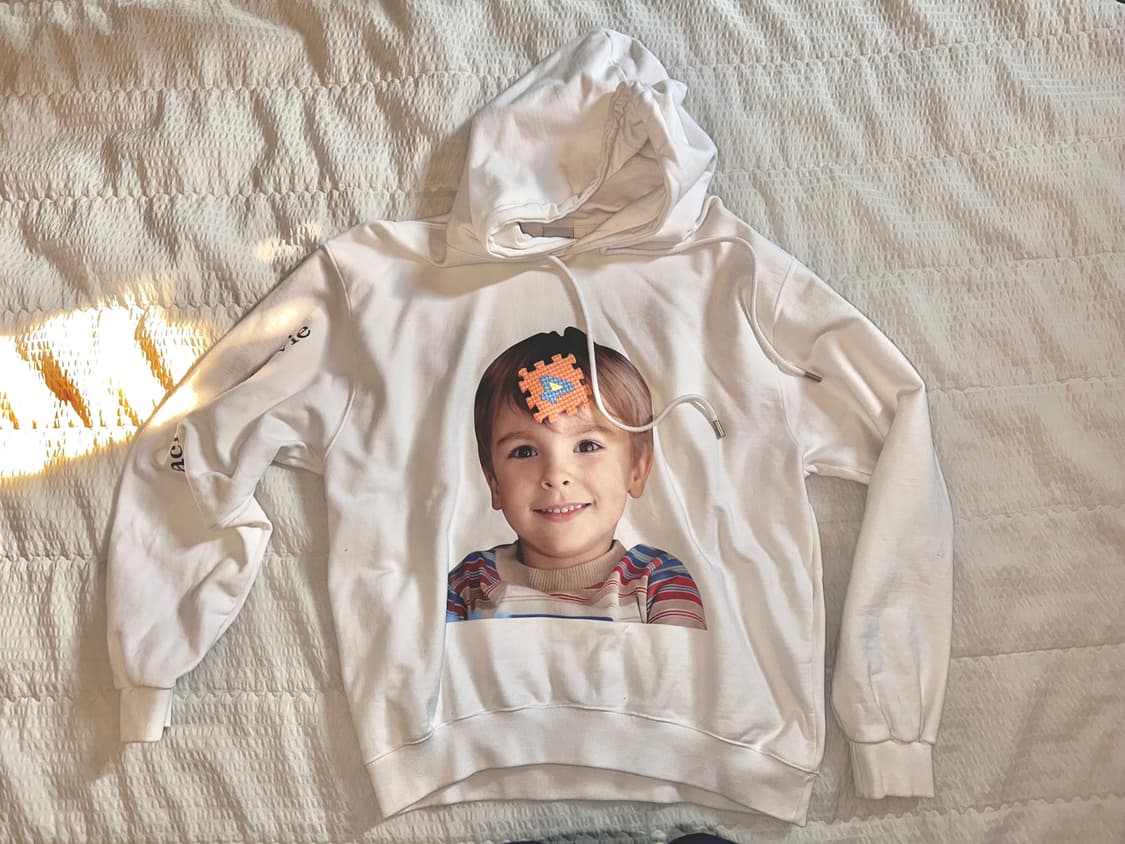 아크메드라비 화이트 후드 상품이미지1