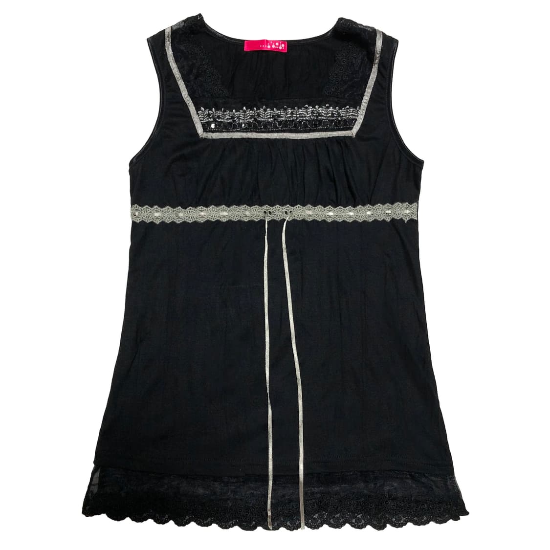 Lace Point sleeveless 상품이미지1