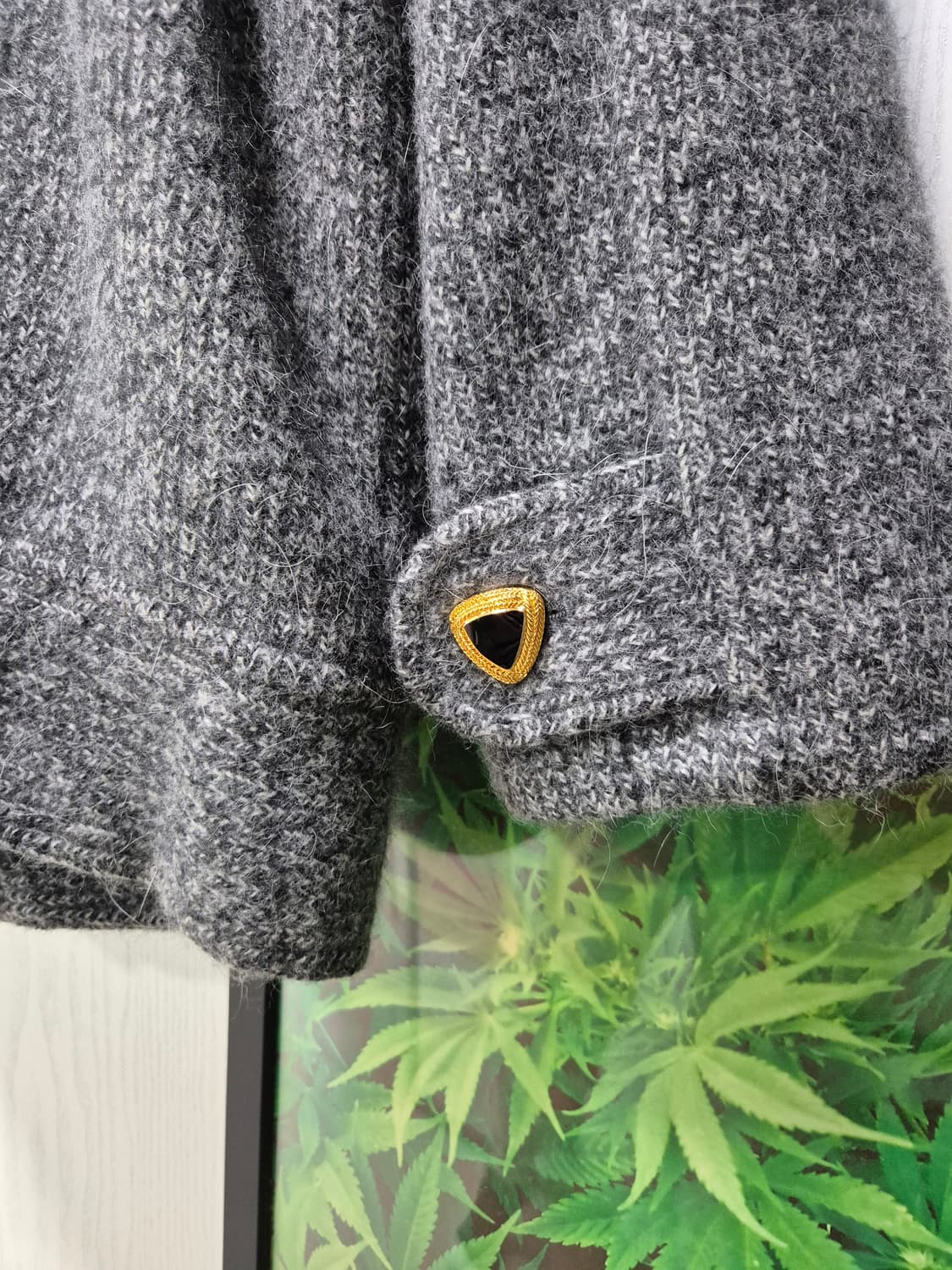 빈티지 헤어리 더블 블루종 자켓 상품이미지7