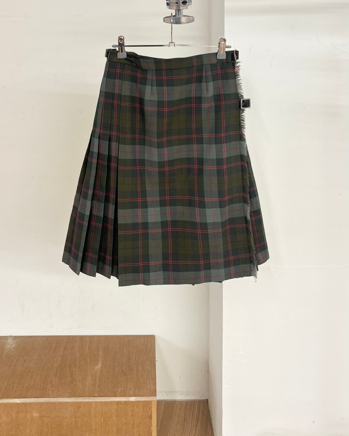 아페쎄 타탄 체크 킬트 스커트 상품이미지1