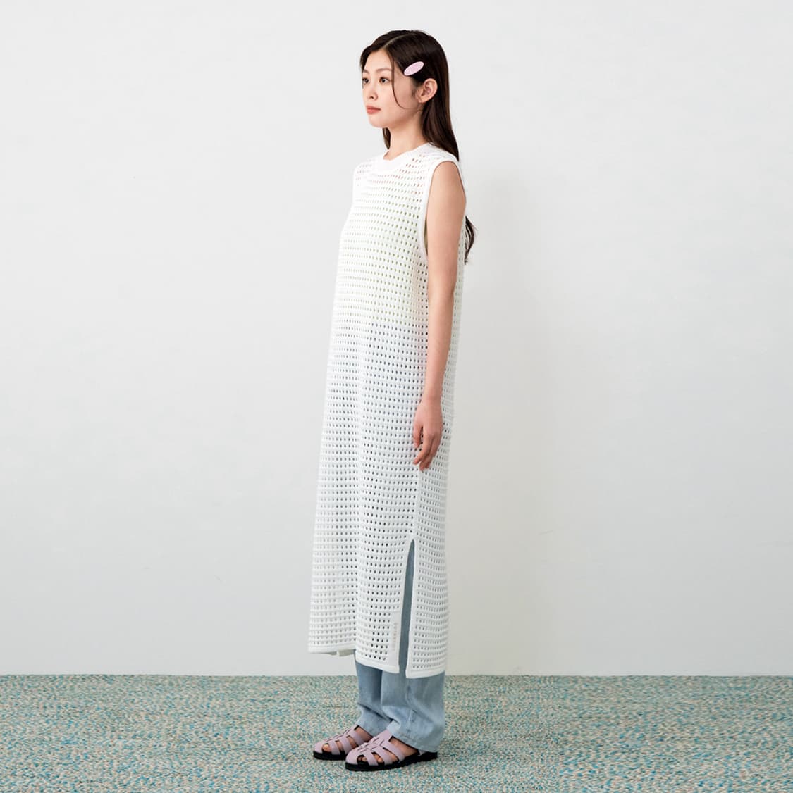 커버낫(COVERNAT) 슬리브리스 니트원피스 55-66 상품이미지2