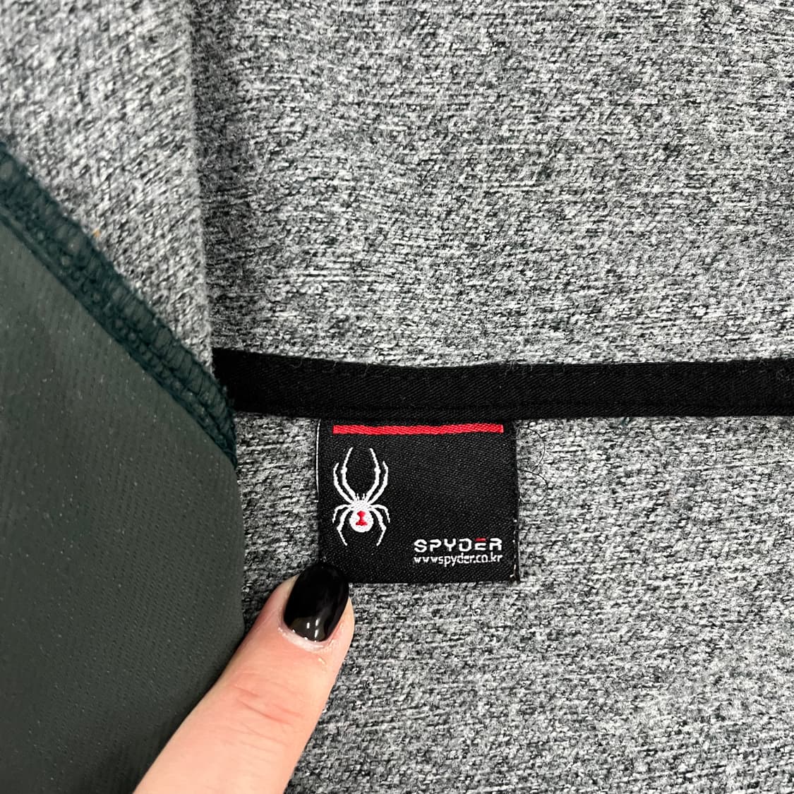 실측확인 스파이더 후드 집업 자켓 0203M1 상품이미지2
