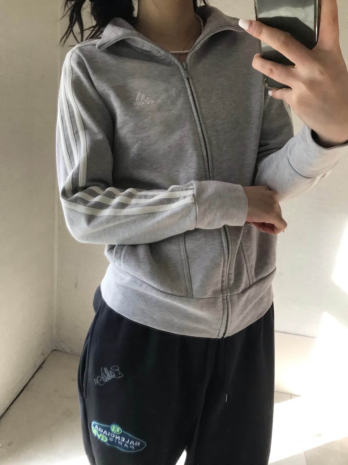 아디다스 그레이 코튼집업 상품이미지3