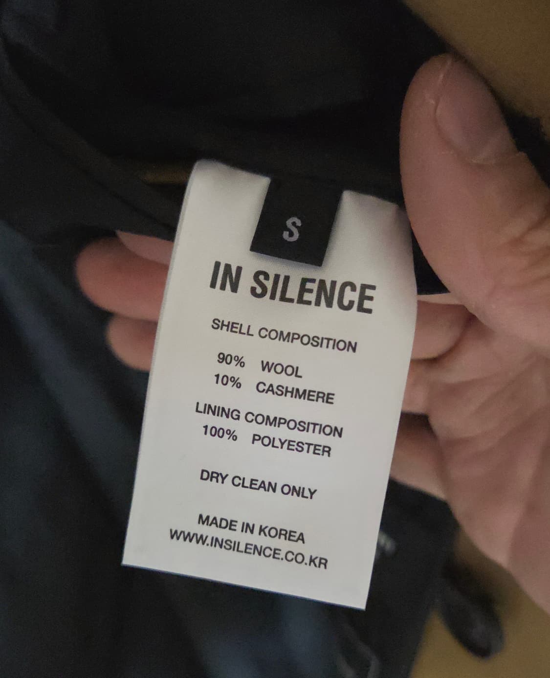 (착샷) 인사일런스 분트 더블 코트 캐시미어  상품이미지6