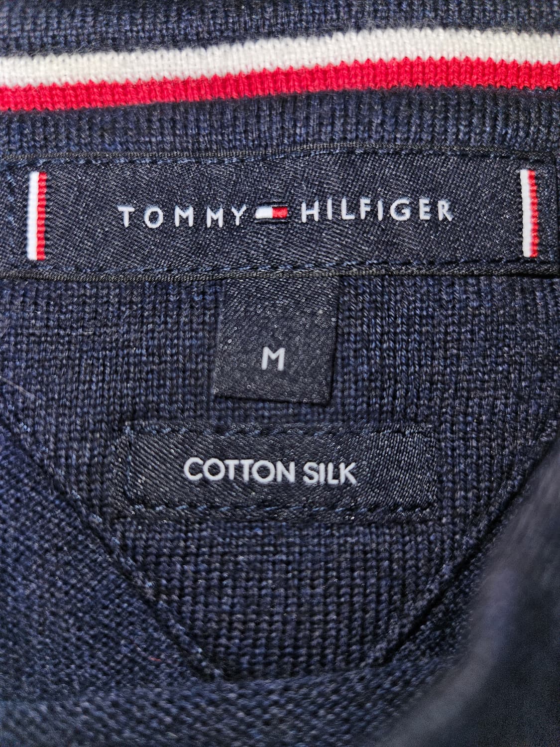 타미힐피거 목폴라 터틀넥 코튼실크 니트 스웨터 옴므 M 상품이미지3