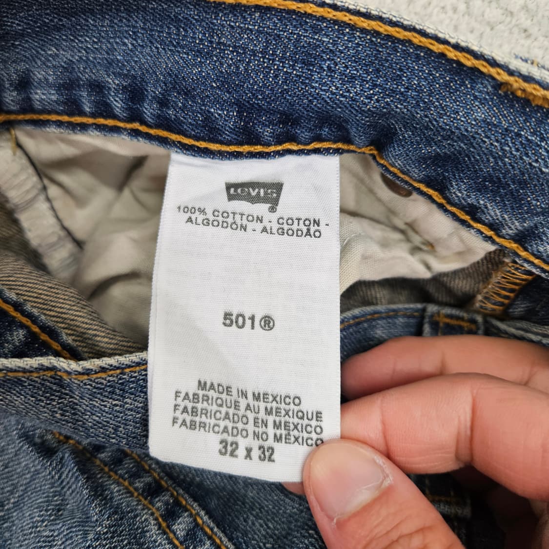 리바이스 501 데님 32 32 상품이미지6