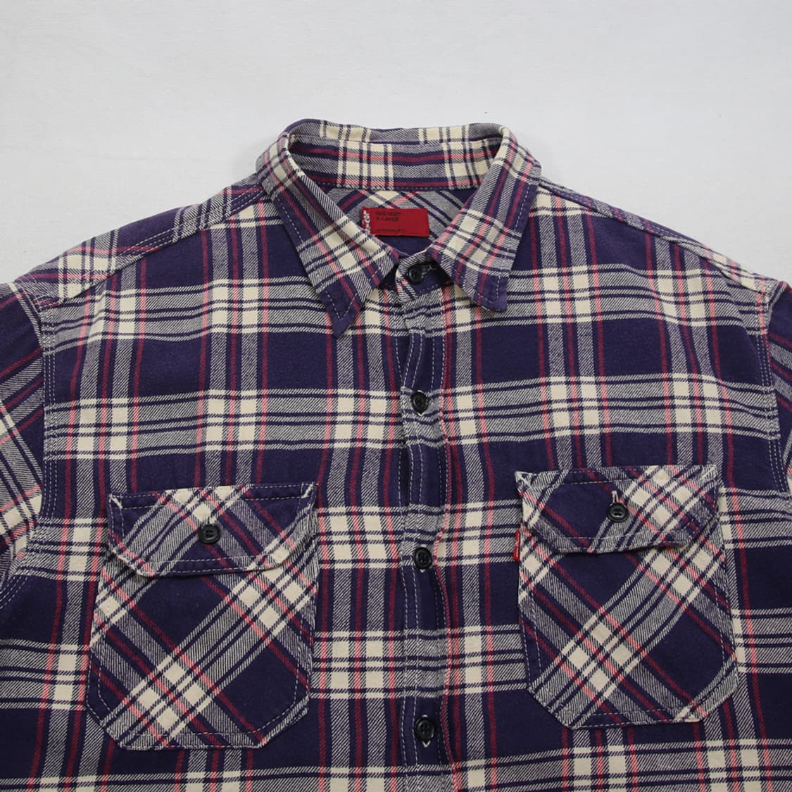 (착용컷) 리바이스 워크 체크 셔츠 (남성용 103) 상품이미지5