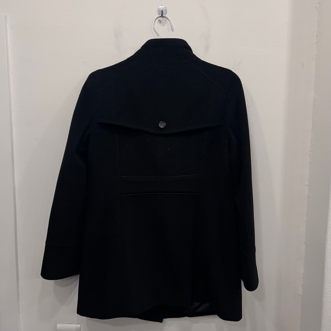 톰보이 하이넥 울 트렌치 하프코트 상품이미지5