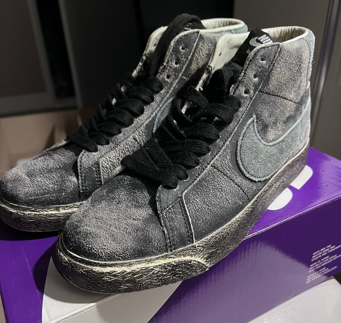 nike SB zoom blazer mid faded black 250 상품이미지2