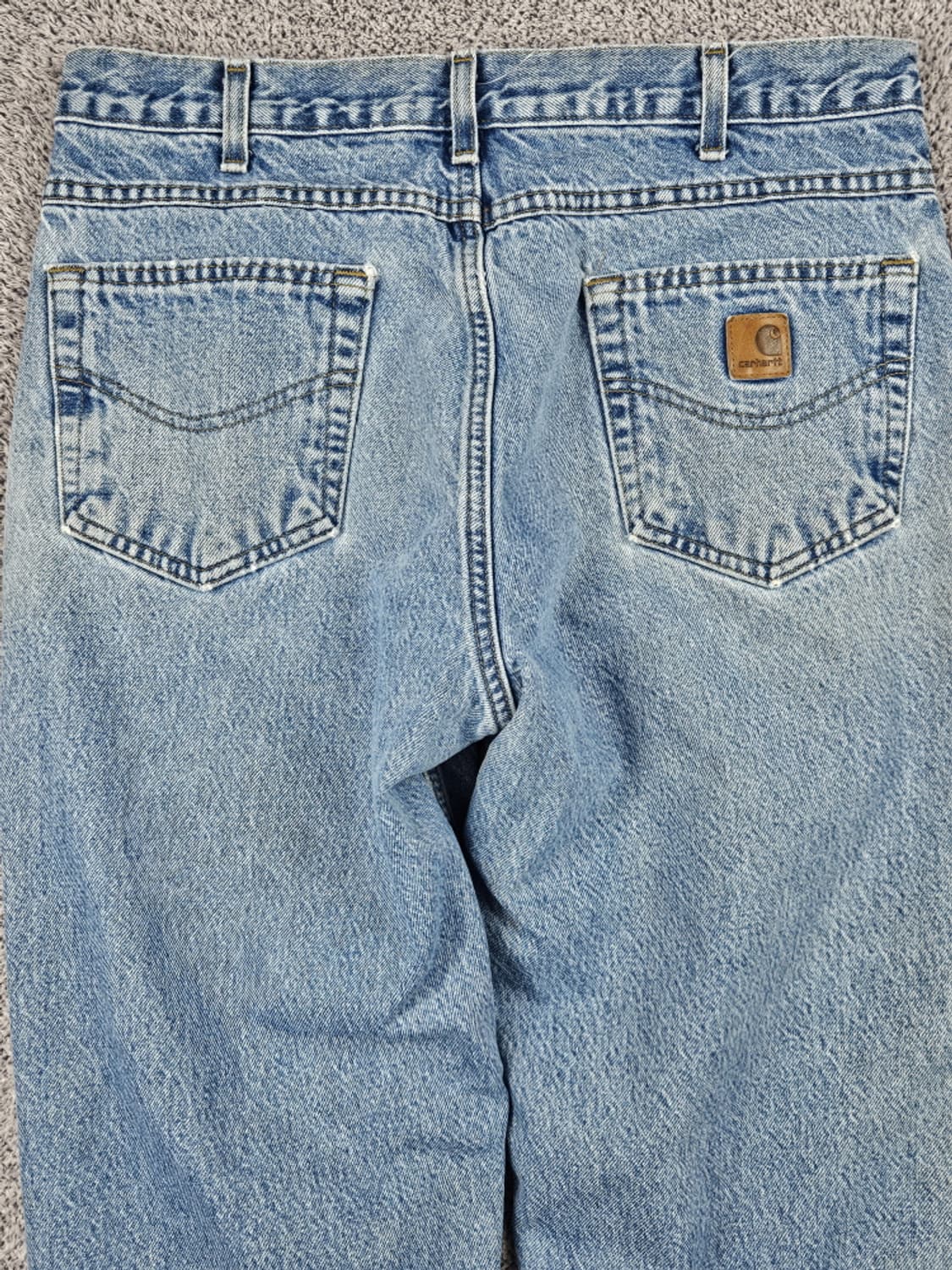 칼하트 헤비 플란넬 데님 워크 팬츠 ( 34 X 30 )/ 10376 상품이미지9