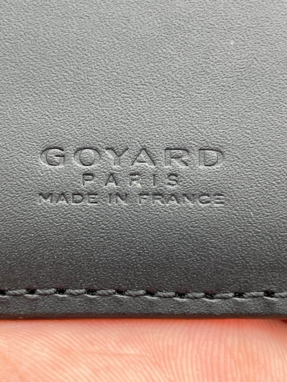 [ 풀구성 / 새상품급 ] 고야드 인서트 카드지갑 블랙 상품이미지5