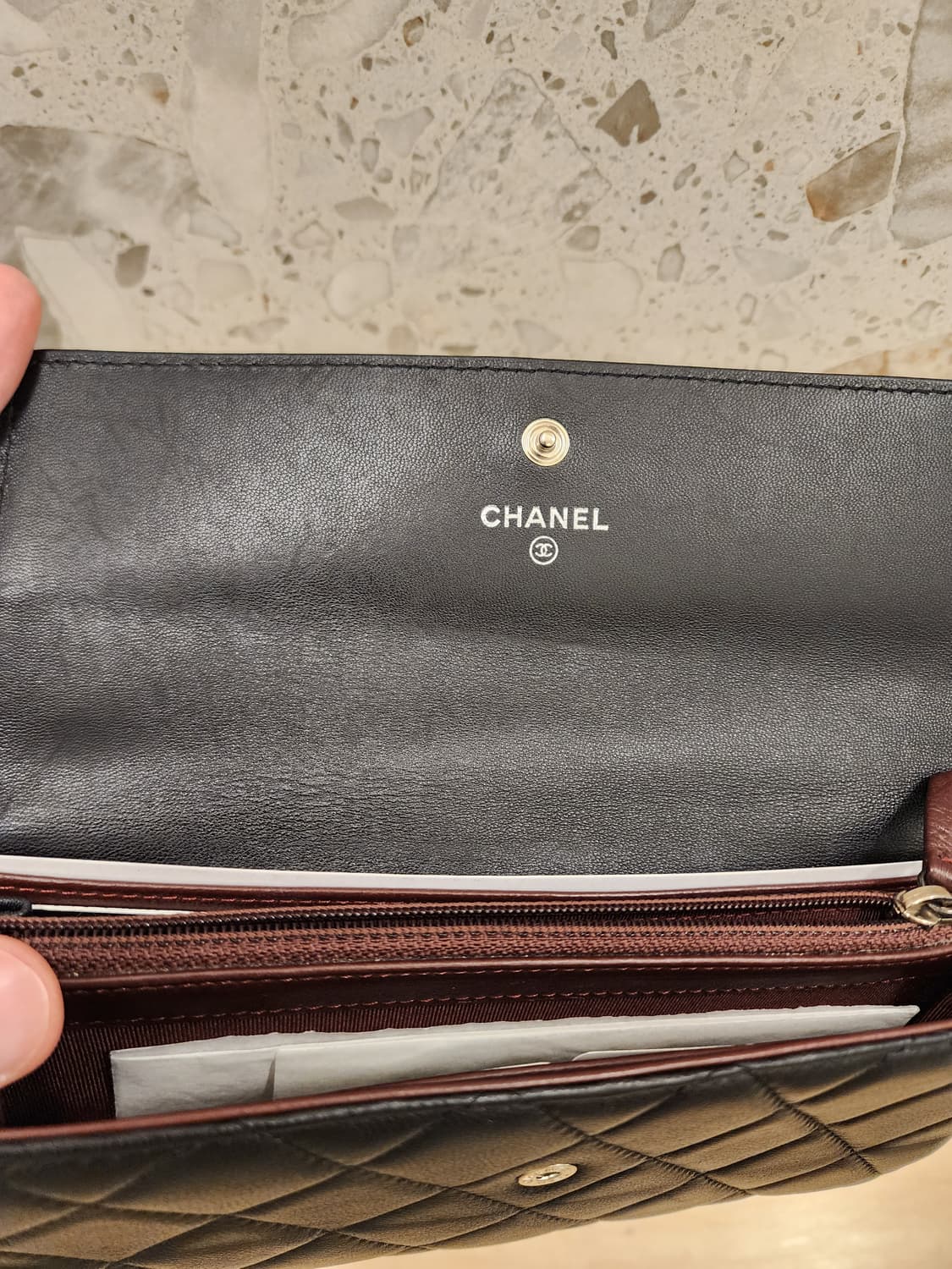 샤넬 A50096 램스킨 CC로고 장지갑 #17 상품이미지10