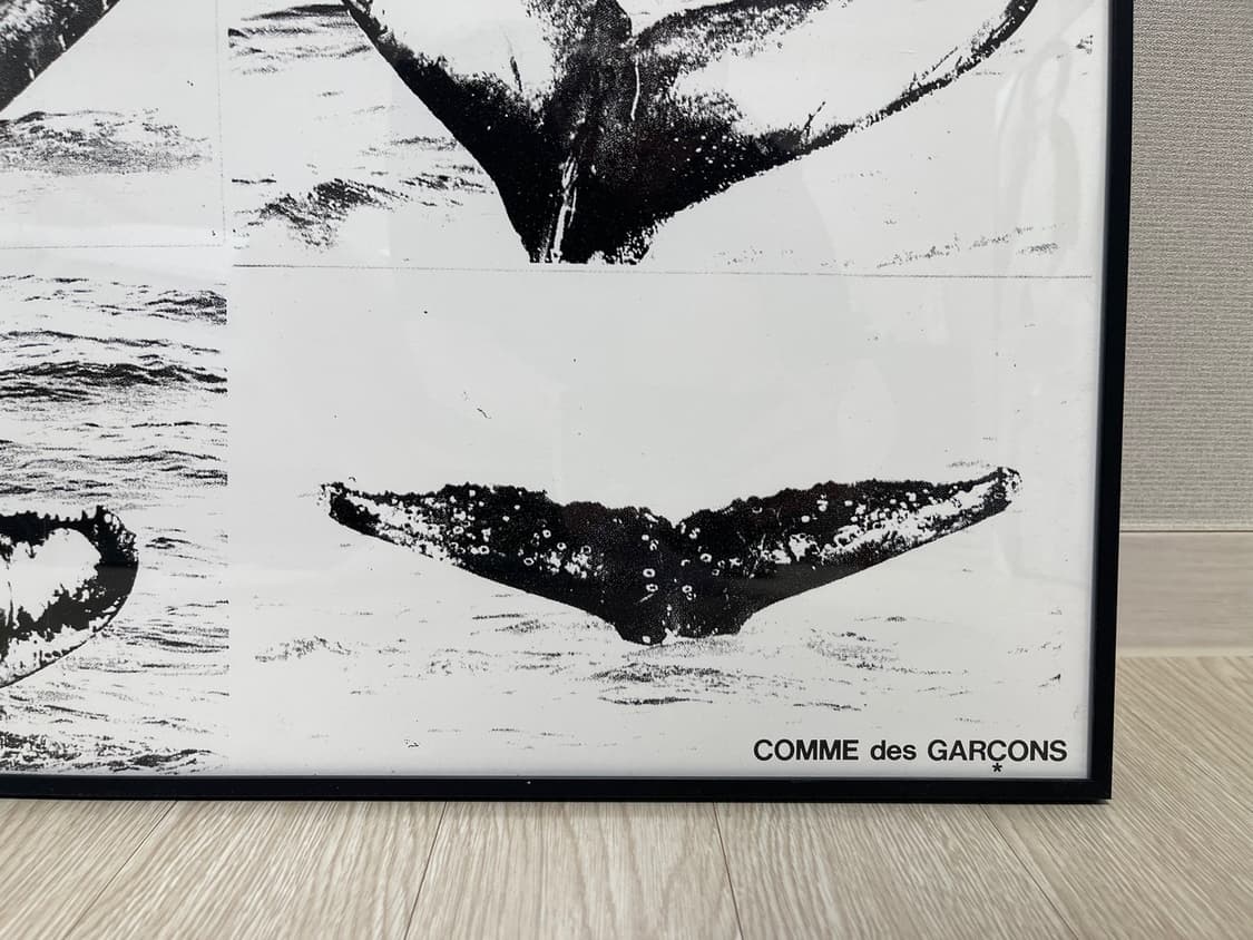 꼼데가르송 COMME des GARCONS 고래 아트 포스터 AD1990 상품이미지2