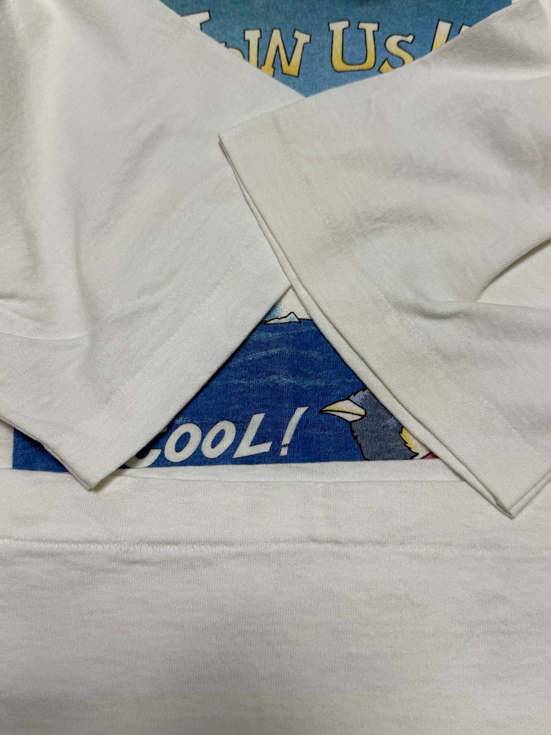 90s usa 빈티지 프린팅 반팔 티셔츠 L 상품이미지5