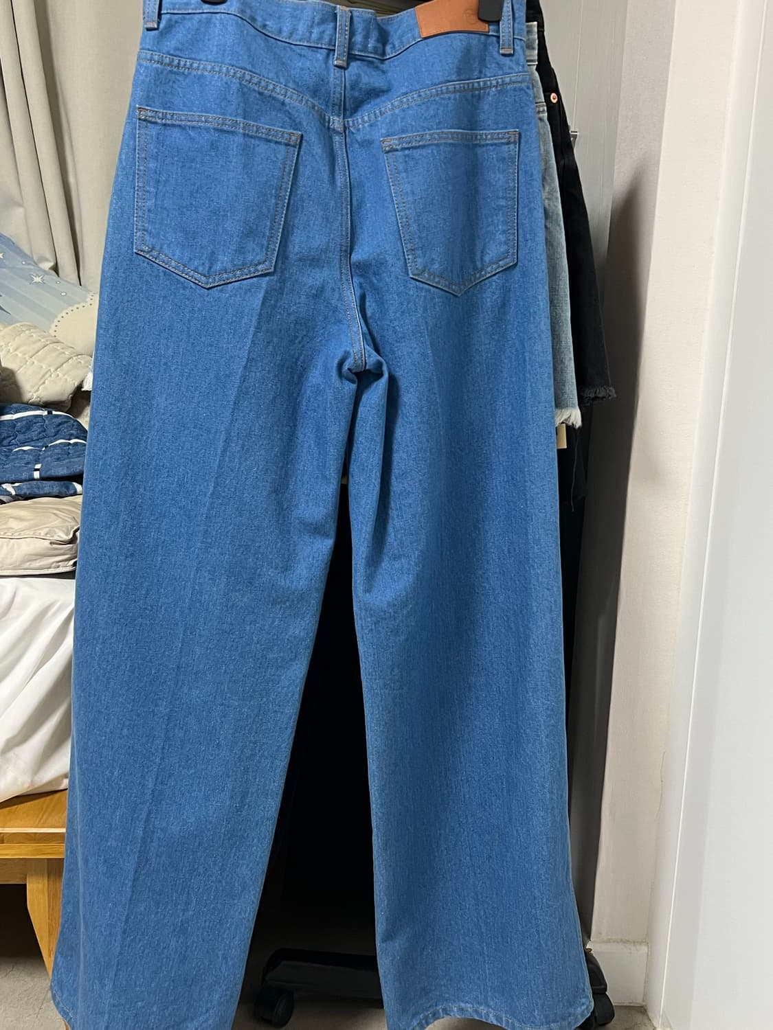 렉토 25SS 플레어 핏 데님 팬츠 더스티블루 (S) 상품이미지4