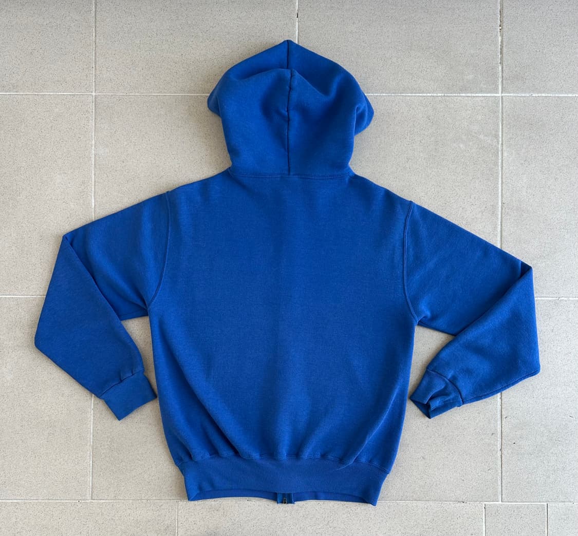 90s 빈티지 러셀 후드집업 블루 M USA 상품이미지2