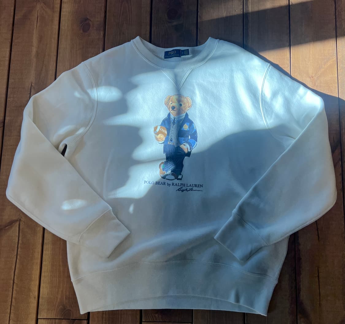 폴로 베어 크림 맨투맨 상품이미지6